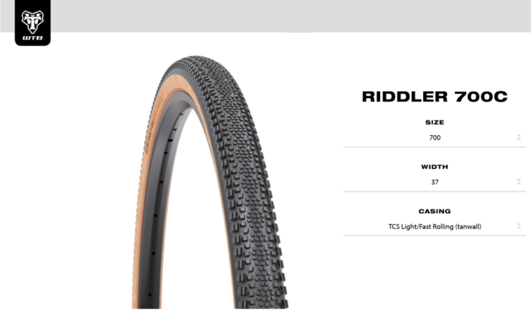 WTB Riddler 700c 37mm Gravel Tire - Mamilian