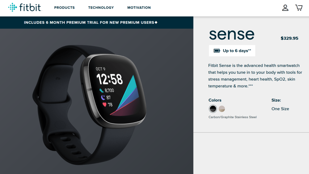 fitbit sense hrv