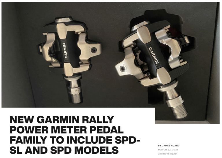 Garmin's Rally XC SPD Power Meter Pedal Information Leaked Mamilian